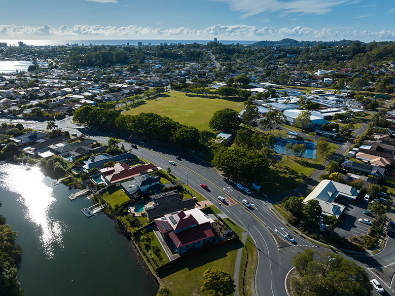 Aerial view of Elanora State High School