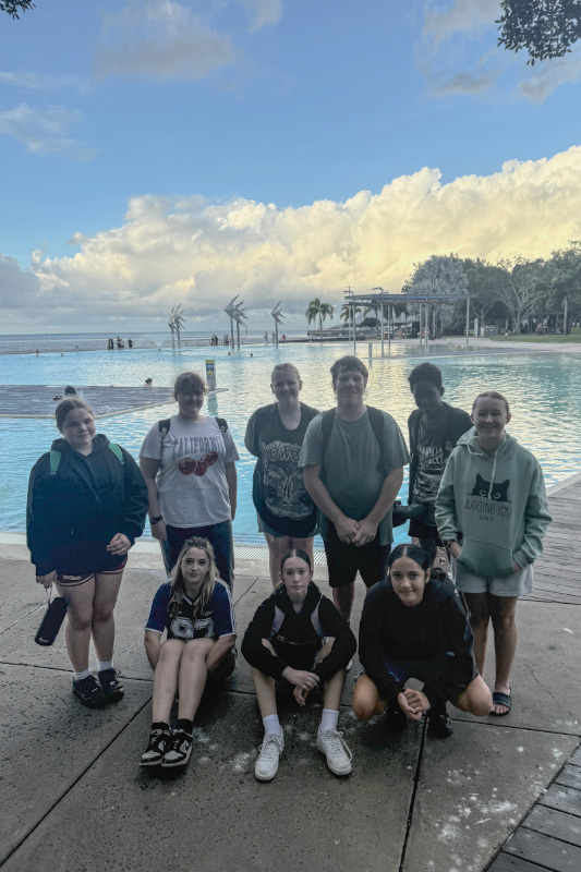 Loganlea students on a recent trip to Far North Queensland.