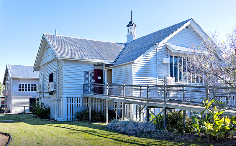 Image of a community building, for illustrative purposes only